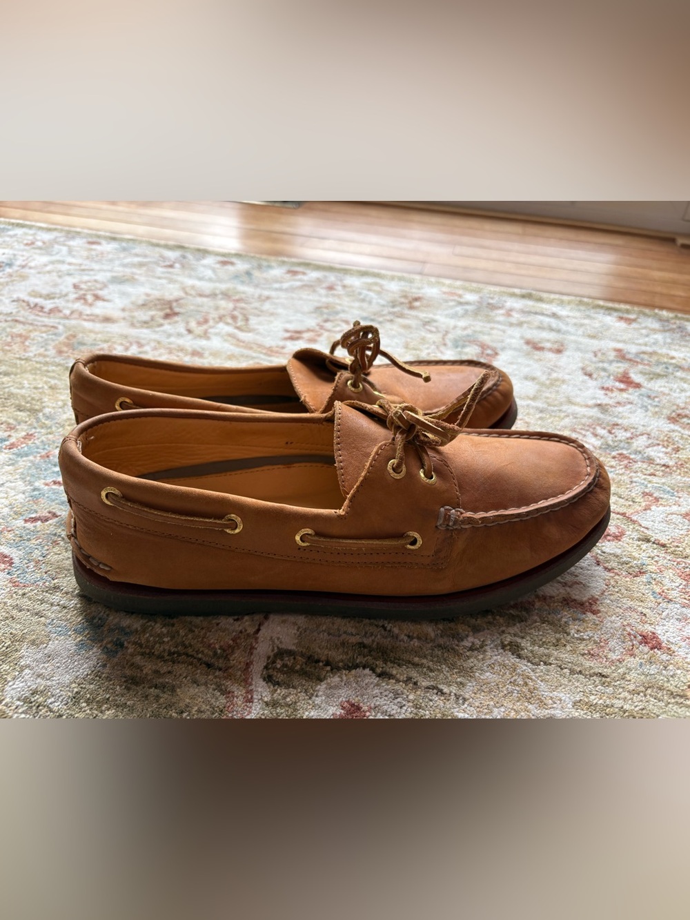 Sperry Brown Leather 2-Eye Boat Shoes